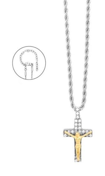 Collier 4US: Cesare Paciotti Homme in Acier 4UCL8510 - 4UCL8510
